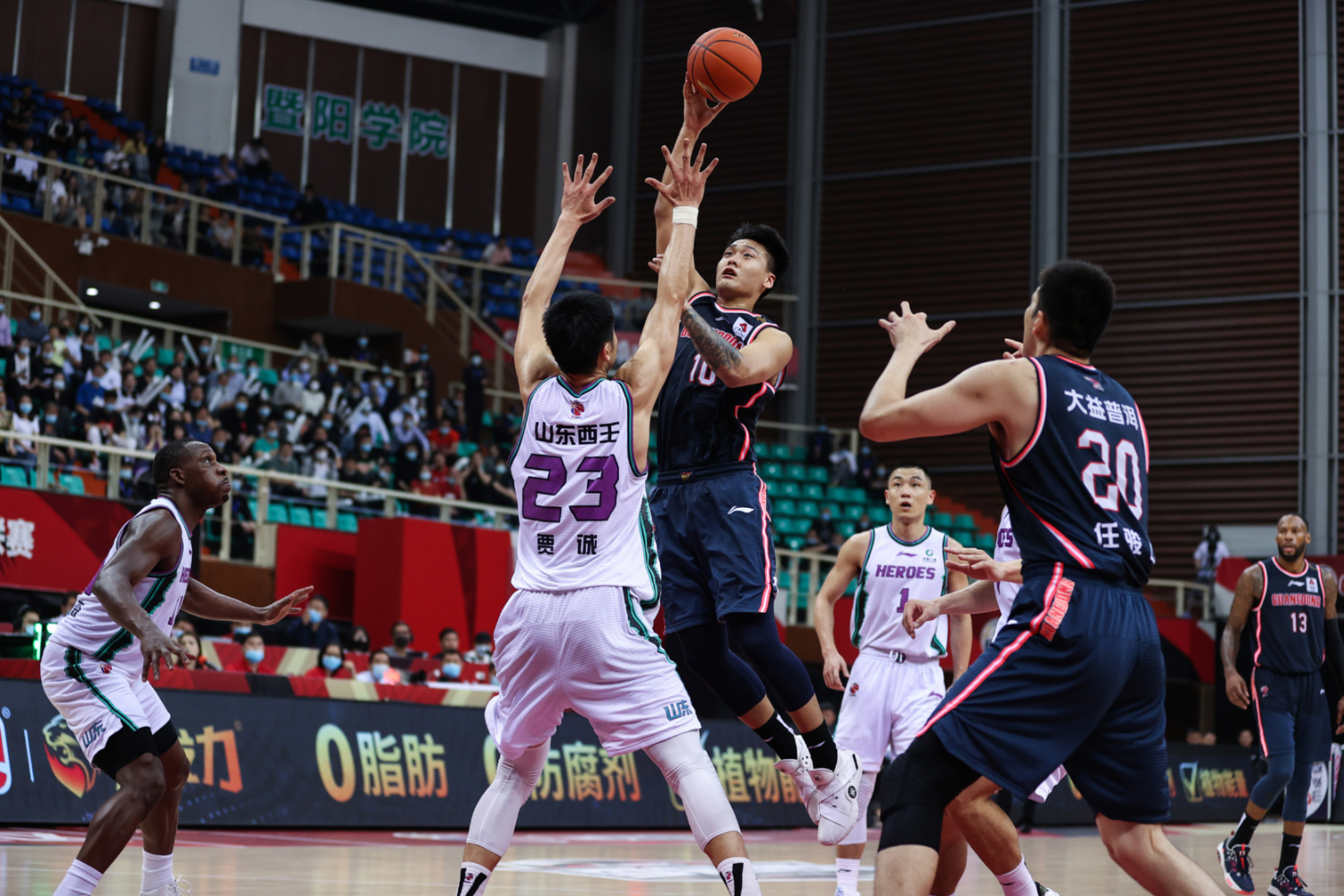 山东队力克广东队，乔治点燃赛场的简单介绍